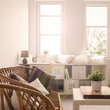 Neat furnished light interior